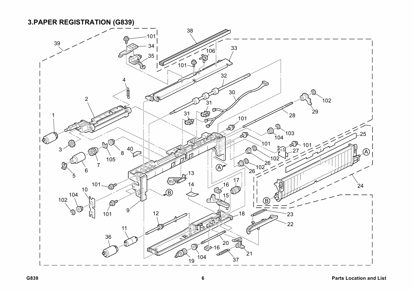 RICOH Options G839 PAPER-FEED-UNIT-PB-3020 Parts Catalog PDF download-3 RICOH Options G839 PAPER-FEED-UNIT-PB-3020 Parts Catalog PDF download-3